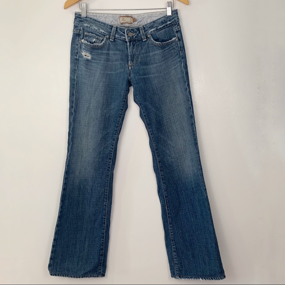 Paige Laurel Canyon bootcut size 27 medium demin wash
